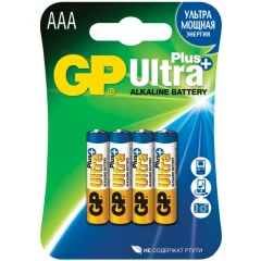 Батарейка GP 24A Ultra Plus Alkaline (AAA, 4 шт)