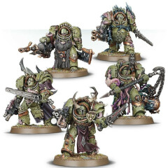 Миниатюра Games Workshop WH40K: Death Guard Blightlord Terminators (2021)