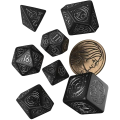 Набор кубиков Q Workshop The Witcher Dice Set Yennefer The Obsidian Star (SWYE02)