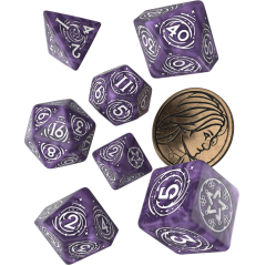 Набор кубиков Q Workshop The Witcher Dice Set Yennefer - Lilac and Gooseberries