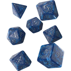 Набор кубиков Elvish Translucent & black Dice Set