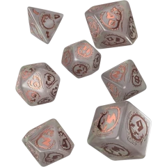 Набор кубиков Q Workshop Dragons Dice Set: Quartz