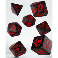 Набор кубиков Q Workshop Dragons Dice Set: Onyx