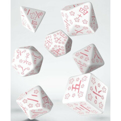 Набор кубиков Q Workshop Japanese Dice Set - Cherry Blossoms Petals