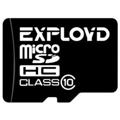 Карта памяти 4Gb MicroSD Exployd (EX004GCSDHC10-W/A-AD)