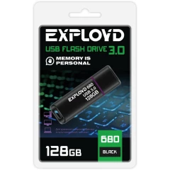 USB Flash накопитель 128Gb Exployd 680 Black