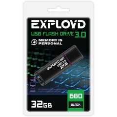 USB Flash накопитель 32Gb Exployd 680 Black