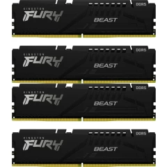 Оперативная память 64Gb DDR5 5200MHz Kingston Fury Beast (KF552C40BBK4-64) (4x16Gb KIT)