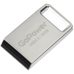 USB Flash накопитель 32Gb GoPower MINI Silver