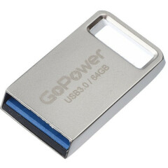 USB Flash накопитель 64Gb GoPower MINI Silver