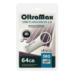 USB Flash накопитель 64Gb OltraMax 380 Silver