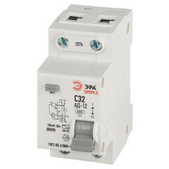 Автоматический выключатель дифференциального тока ЭРА D12E2C32AC30