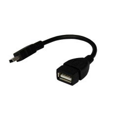 Переходник USB - miniUSB, 0.15м, Rexant 18-1181