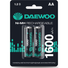 Аккумулятор Daewoo (AA, 1600 mAh, 2 шт)