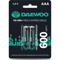 Аккумулятор Daewoo (AAA, 600 mAh, 2 шт)