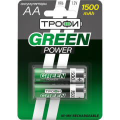 Аккумулятор Трофи HR6-2BL (AA, 1500 mAh, 2 шт)