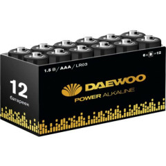Батарейка Daewoo Power Alkaline (AAA, 12 шт)