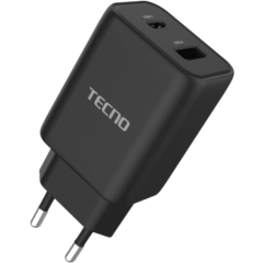 Сетевое зарядное устройство Tecno TCW-E30D Black