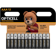 Батарейка Opticell Professional (AAA, Alkaline, 12 шт)