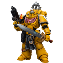 Фигурка JOYTOY Warhammer 40K Imperial Fists Lieutenant with Power Sword