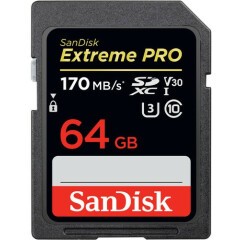 Карта памяти 64Gb SD SanDisk Extreme Pro (SDSDXXY-064G-GN4IN)