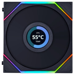 Вентилятор для корпуса Lian Li UNI Fan TL LCD 120 Black