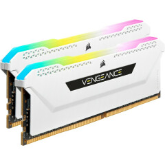 Оперативная память 32Gb DDR4 3600MHz Corsair Vengeance RGB PRO SL White (CMH32GX4M2D3600C18W) (2x16Gb KIT)