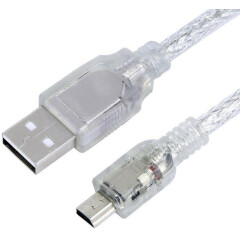 Кабель USB - miniUSB, 0.3м, Greenconnect GCR-UM1M5P-BD2S-0.3m