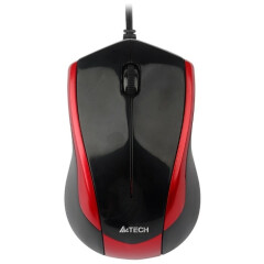 Мышь A4Tech N-400-2 Black/Red