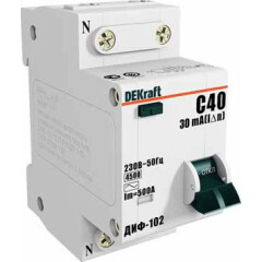 Автоматический выключатель дифференциального тока DEKraft 16006DEK