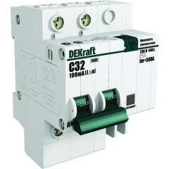 Автоматический выключатель дифференциального тока DEKraft 15156DEK