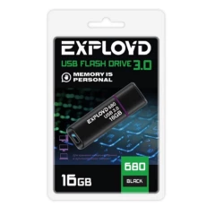 USB Flash накопитель 16Gb Exployd 680 Black