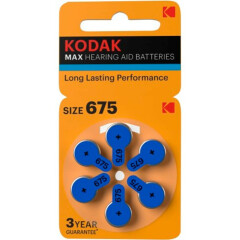 Батарейка Kodak (ZA675, 6 шт)