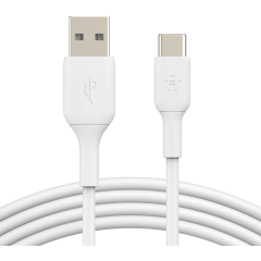 Кабель USB - USB Type-C, 1м, Belkin CAB001bt1MWH