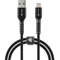 Кабель USB - Lightning, 1м, Lyambda LAL10-BK