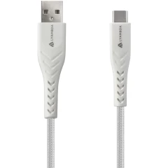 Кабель USB - USB Type-C, 1м, Lyambda LCA10-WH