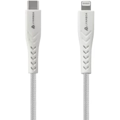 Кабель USB Type-C - Lightning, 0.5м, Lyambda LCL05-WH