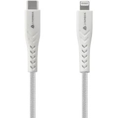 Кабель USB Type-C - Lightning, 1м, Lyambda LCL10-WH