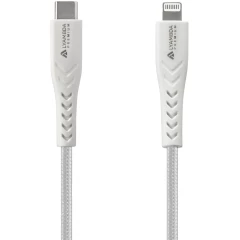 Кабель USB Type-C - Lightning, 1м, Lyambda LCLm10-WH