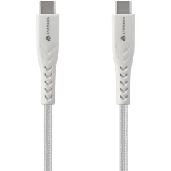 Кабель USB Type-C - USB Type-C, 2.5м, Lyambda LCC25-WH