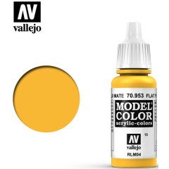 Краска Vallejo Model Color Flat Yellow, 17 мл