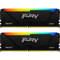 Оперативная память 64Gb DDR4 2666MHz Kingston Fury Beast RGB (KF426C16BB2AK2/64) (2x32Gb KIT)