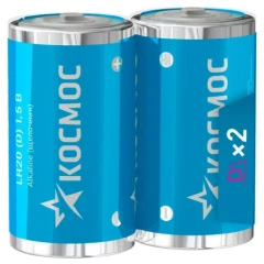 Батарейка КОСМОС KOCLR20MAX2S (D, 2 шт.)