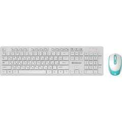 Клавиатура + мышь Defender Auckland C-987 White