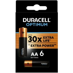 Батарейка Duracell Optimum (AA, 6 шт)