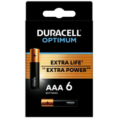 Батарейка Duracell Optimum (AAA, 6 шт)