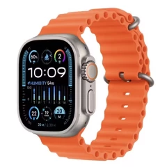 Умные часы Apple Watch Ultra 2 49mm Titanium Case with Orange Ocean Band (MREH3LW/A)