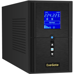 ИБП ExeGate SineTower SZ-1500.LCD.AVR.2SH.1C13.USB