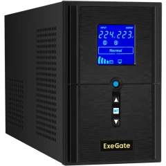 ИБП ExeGate SineTower SN-1500.LCD.AVR.2SH.1C13.USB