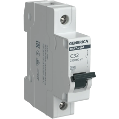 Автоматический выключатель GENERICA MVA21-1-032-C-G